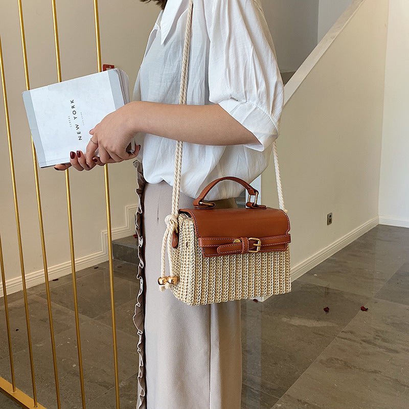 Sacs à main Fashion Box en rotin pour femmes