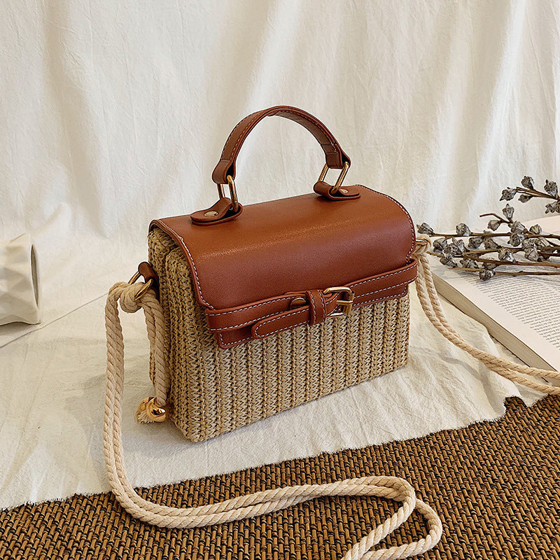 Sacs à main Fashion Box en rotin pour femmes
