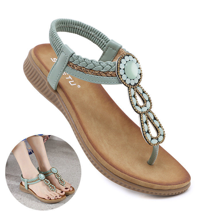 chaussures de plage tissées
