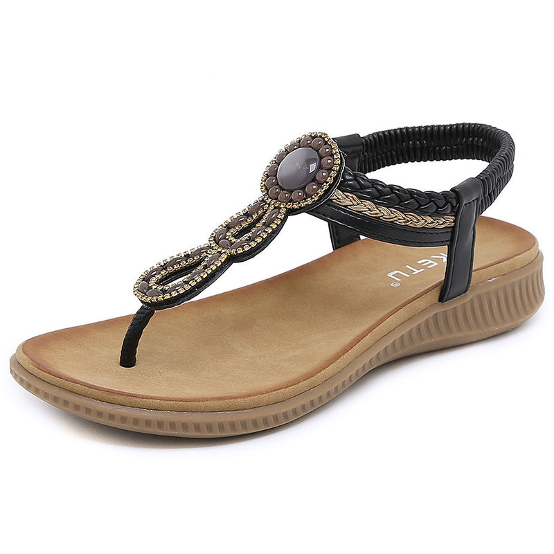 chaussures de plage tissées