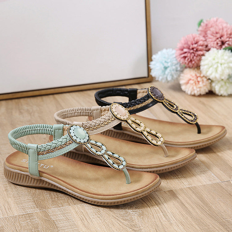 chaussures de plage tissées
