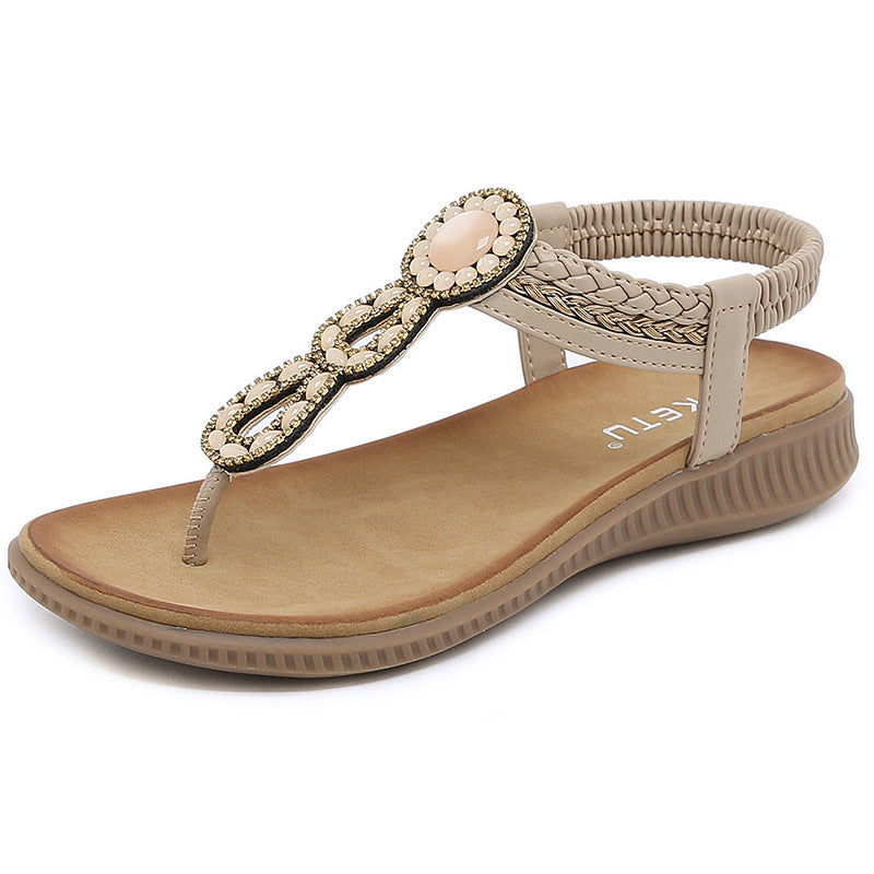 chaussures de plage tissées