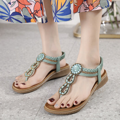chaussures de plage tissées