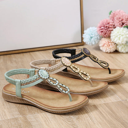chaussures de plage tissées