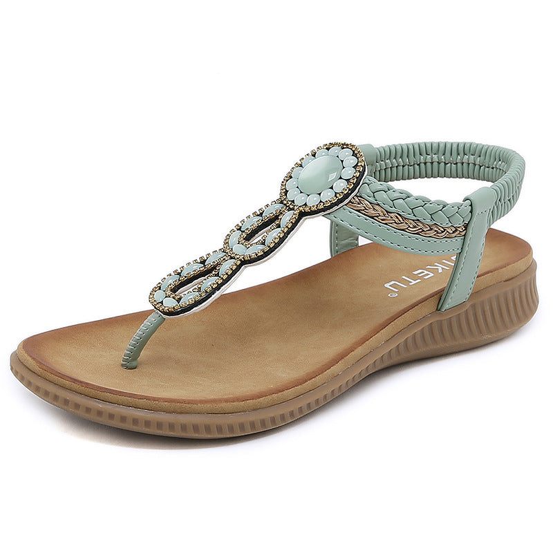 chaussures de plage tissées